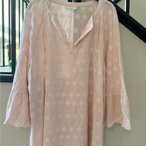 J. Jill Light Pink Floral Tunic